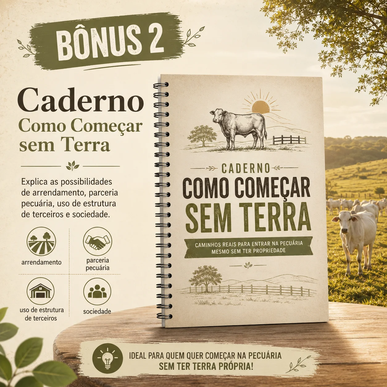 Caderno Como Começar sem Terra